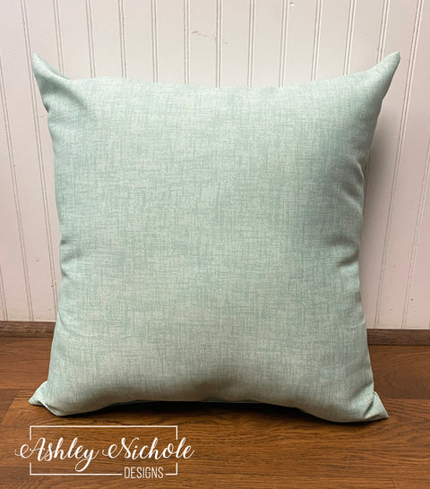 Outdoor Pillow - Light Cool Tone Blue