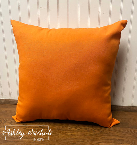 Outdoor Pillow-Sunburst Orange