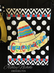 Cinco de Mayo Sombrero Garden Vinyl Flag