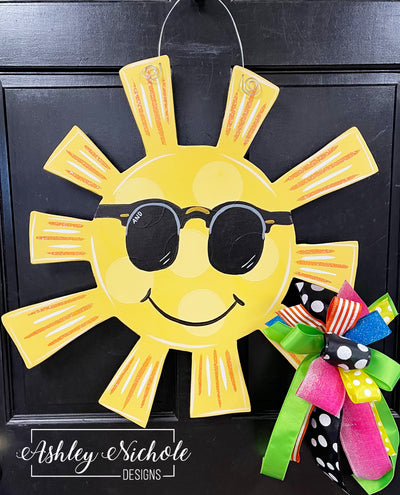 Fun in the Sun Door Hanger (Hand-Painted)