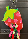 Strawberry Door Hanger - RED