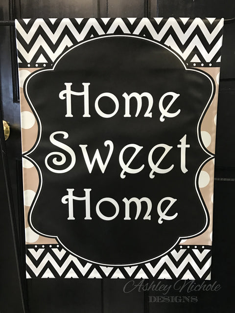 Home Sweet Home - Vinyl Garden Flag