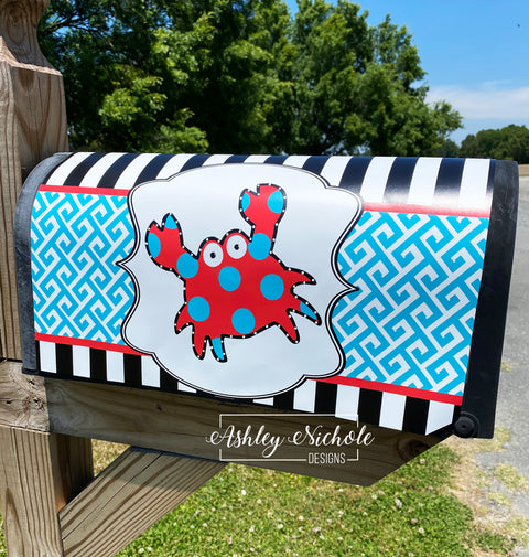 Funky Crab Magnetic Mailbox Cover