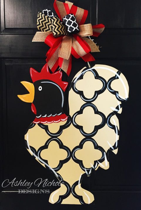 Chicken - Funky - Door Hanger