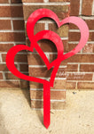 Double Heart Valentine Stake - ACM Material