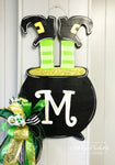 St. Patrick's Day Leprechaun Pot of Gold Door Hanger