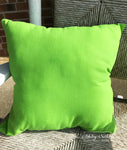 Outdoor Pillow-Lime Green