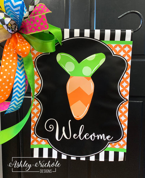 Carrot - Vinyl Garden Flag