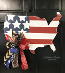 Patriotic USA Door Hanger