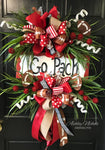 Team Football Wreath - CHOOSE your team!