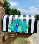 Peacock Mailbox Cover