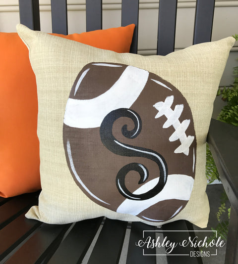 Custom-Football Pillow