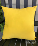 Outdoor Pillow - Sundeck Yellow Fabric
