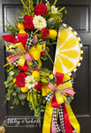 Lemonade Slice Wreath with REDS
