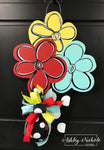 Flower Pot Door Hanger - 3 color choices