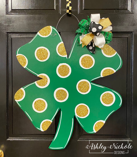 Lucky Clover-St. Patrick's Day-Door Hanger