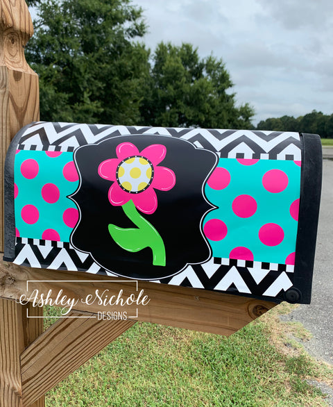 Large Flower - Magnetic Vinyl Mailbox Cover