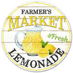 12"Dia Farmer's Market Fresh Lemonade