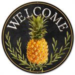 12"METAL "WELCOME" PINEAPPLE SIGN