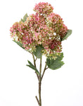 Plastic Snowball Hydrangea Branch