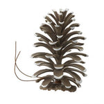 5"PLAST PAINT TIP LONG LEAF PINE CONE W/WIRE