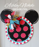 Minnie Mouse Inspired Door Hanger