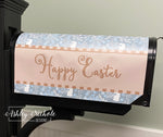 Neutral with Blues ~ Happy Easter - Magnetic Vinyl Mailbox Cover