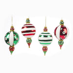 7" KRINGLES LARGE FINIAL ORNAMENTS-Choose from 4 designs