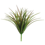 12" Vanilla Grass Bush with Green/Brown Leaves