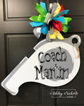 Coach Whistle - PE - Door Hanger