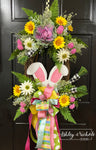 Peek-A-Boo Bunny Ears Wreath