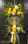 Pineapple Welcome Sign Wreath