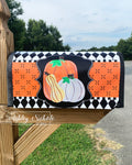 Pumpkins and Gourd Magnetic Mailbox Cover