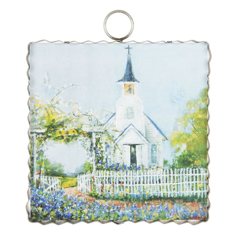 Spring Church Print-Mini Gallery Charm