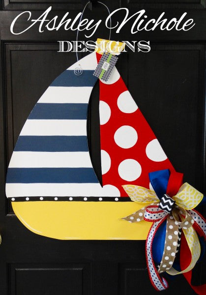 Sailboat Door Hanger