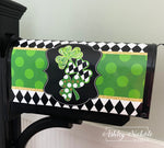 St. Patrick's Stacked Shamrock Mailbox Cover