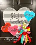 Sweethearts Heart Door Hanger