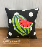 Custom-Whole Watermelon Pillow