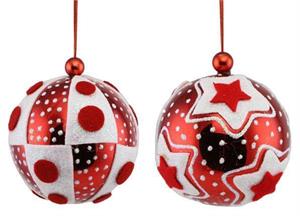 4" Felt Polka Dot & Star Ornament - Choose a STYLE