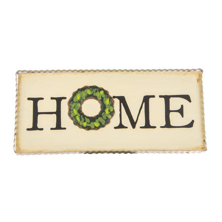 "HOME" Magnet Display Board Stand - (Includes Wreath Magnet)
