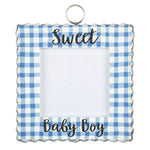 Mini Baby Boy Photo Frame Charm