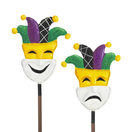 Reversible Mardi Gras Mask Finial