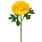 9" Ranunculus Stem - Yellow