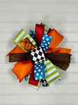 Fall Colorful Bow-Large Puff