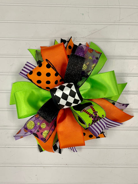 Halloween Bow-Large Puff