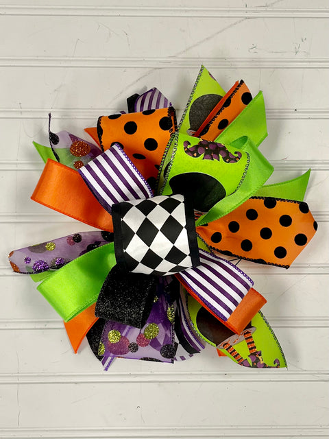 Halloween Bow-Medium Puff